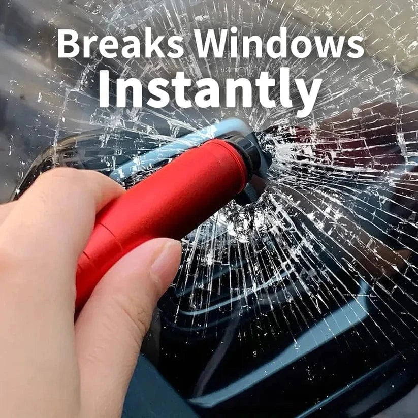 SafeHammer™ The Ultimate Car Emergency Tool