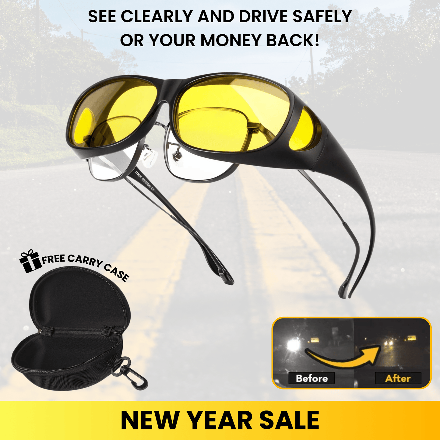 Headlight Glasses™ with GlareCut Technology